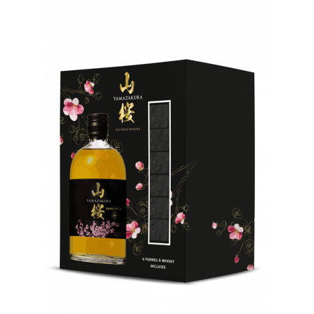 Coffret Yamazakura + 6 pierres à whisky