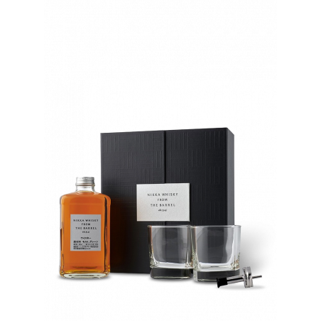 Giftbox Nikka From The Barrel + 2 shot glasses & pouring spout
