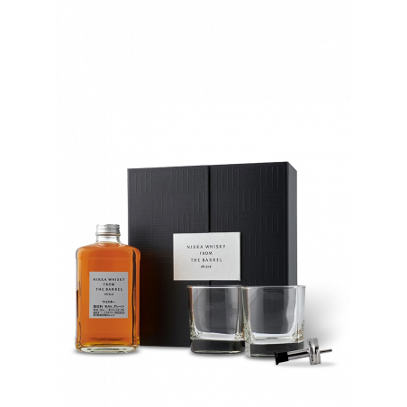 Coffret Nikka From The Barrel + 2 verres & bec verseur