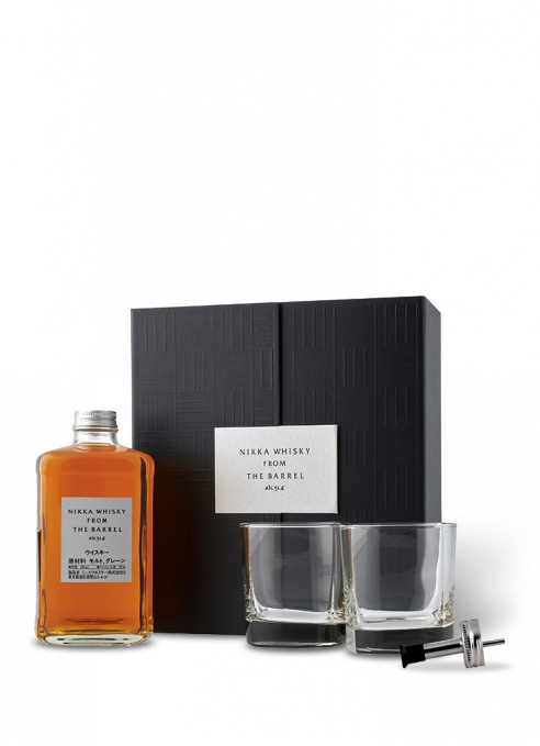 Coffret Nikka From The Barrel + 2 verres & bec verseur