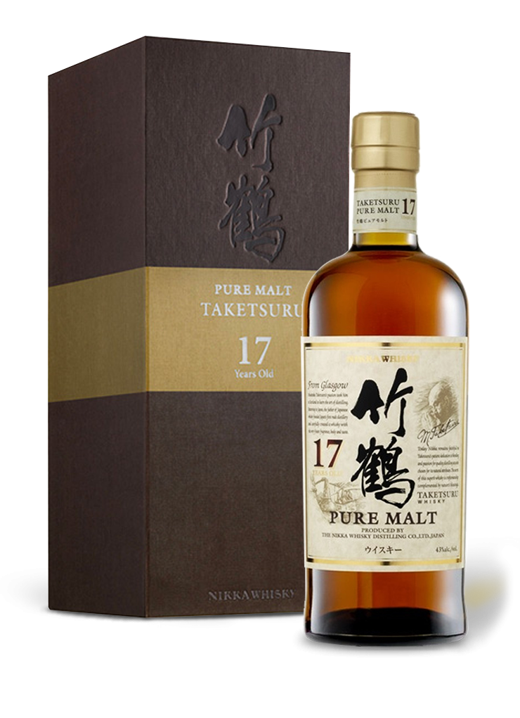 Whisky Japonais-NIKKA - Coffret 3 bouteilles tourbé - Pure Malt